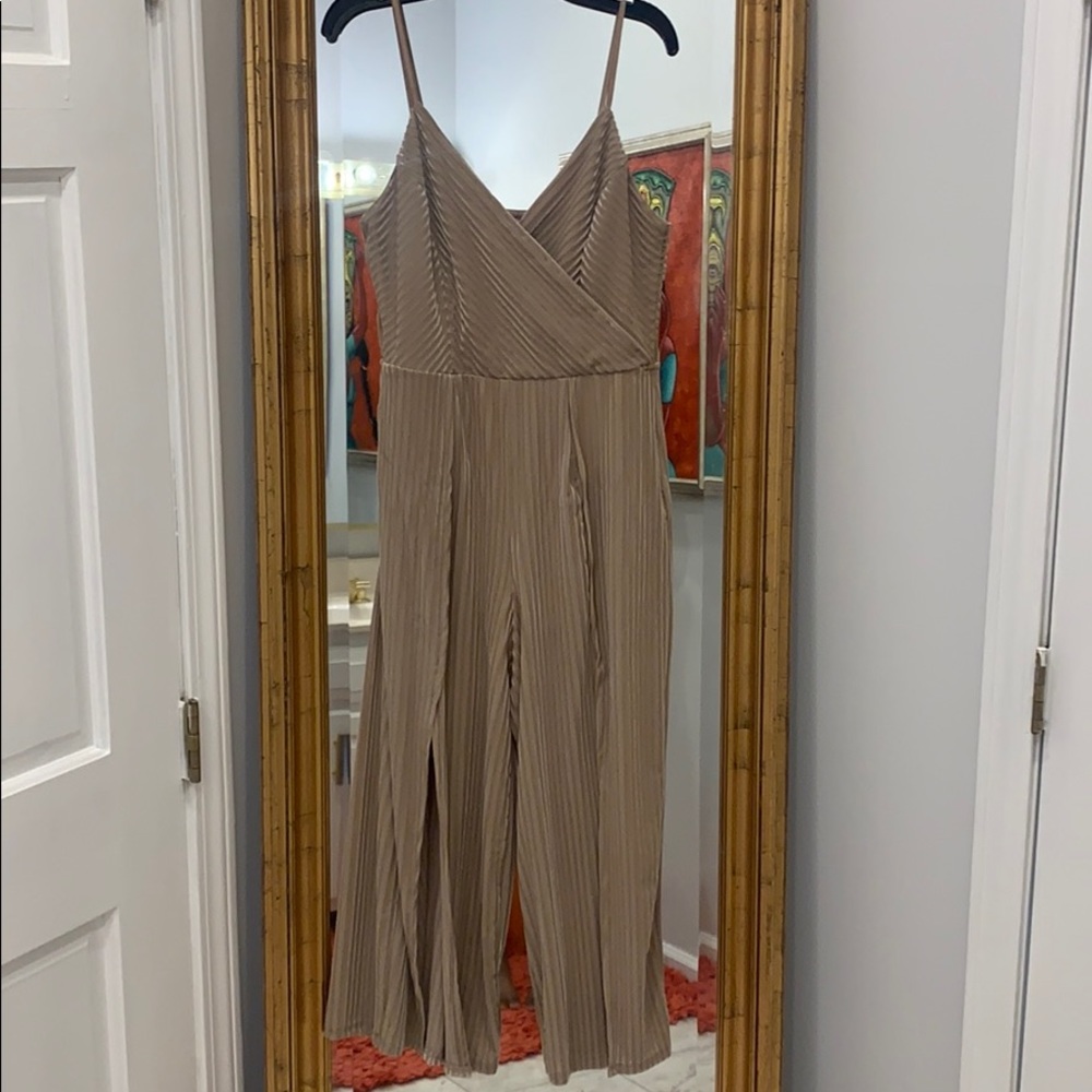 Tan Jumpsuit